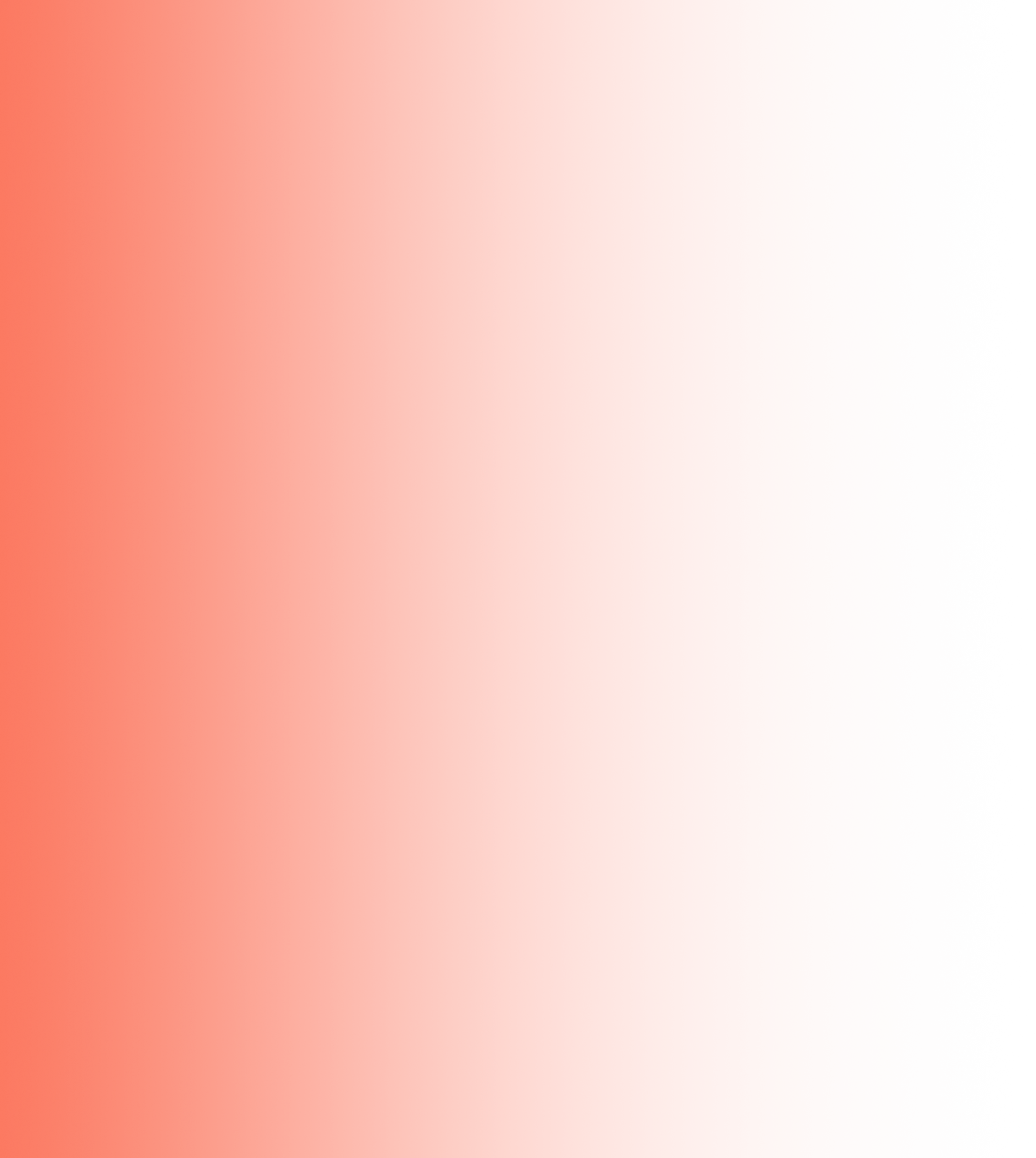 Salmon Colored Overlay Gradient Transparent